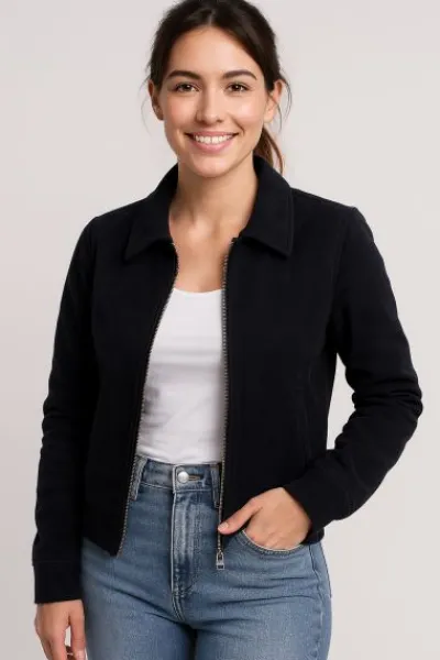 Romy Velours Navy*LADC Outlet
